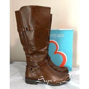 NEW Baretraps Women's Carmella Riding Boots - BROWN